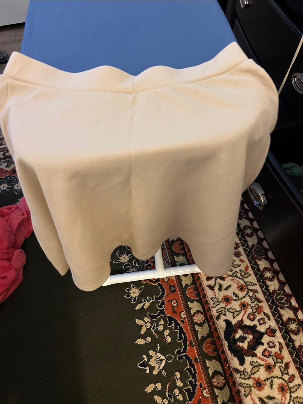 Cream A-Line Women’s Skirt